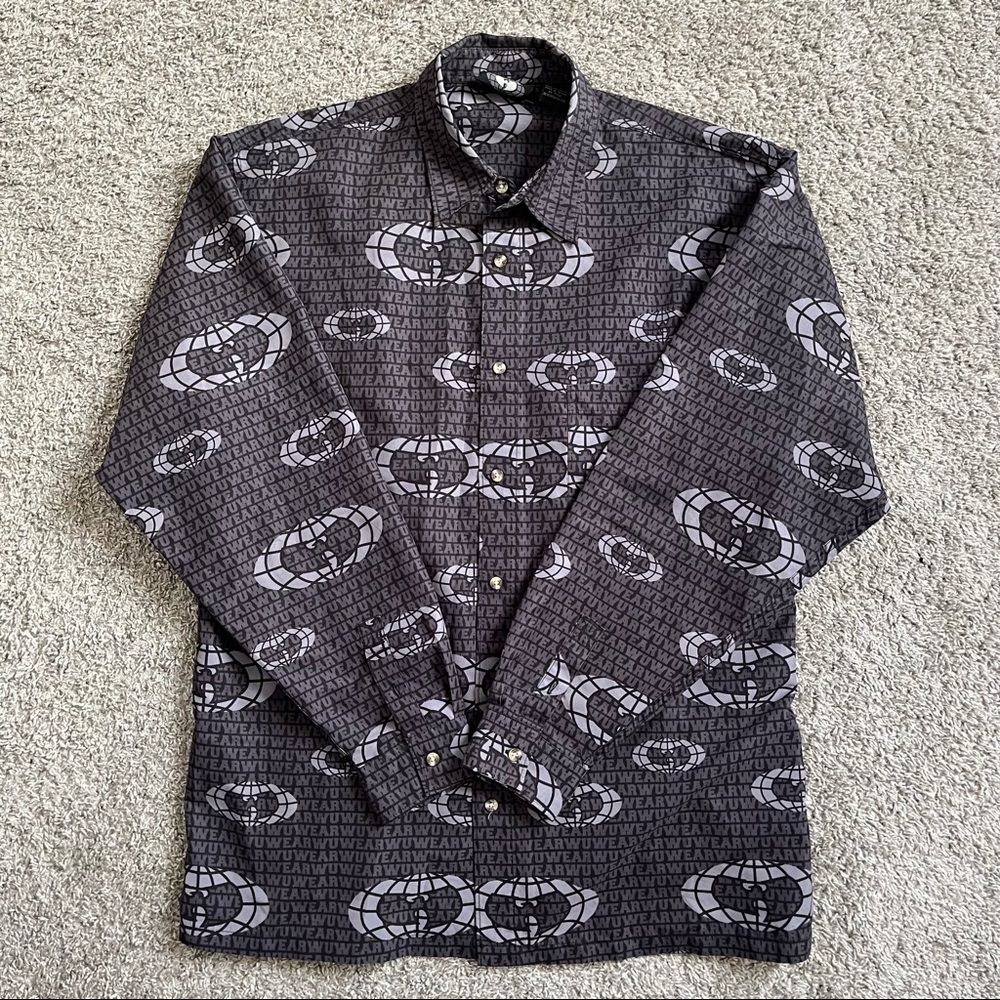 🔴Wu-Wear Shirt Size Large Wu-Tang Rare 90’s Vintage Gza Rza